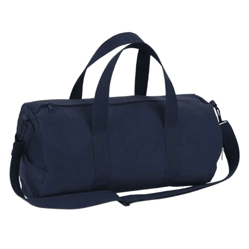 Blue Canvas Duffle Bag