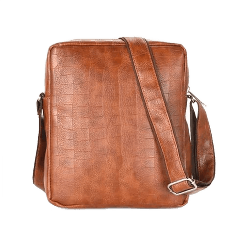 Tan Leather Sling Bag