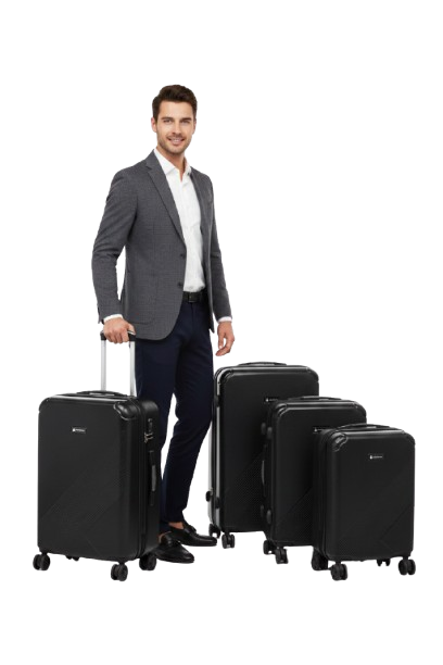 Premium 3-piece hardshell spinner sets.