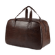 Dark Brown Leather Duffle Bag