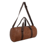 Tan Leather Duffle Bag