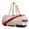 Beige Canvas Duffle Bag
