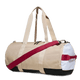 Beige Canvas Duffle Bag