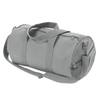 Gray Canvas Duffle Bag