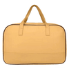 Yellow Leather Duffle Bag