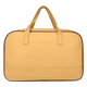 Yellow Leather Duffle Bag