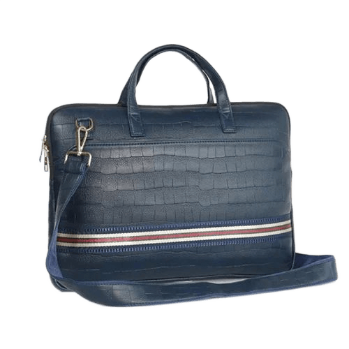 Blue Messenger Laptop Bag