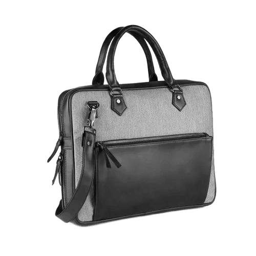 Gray Messenger Laptop Bag