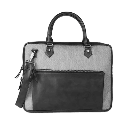 Gray Messenger Laptop Bag