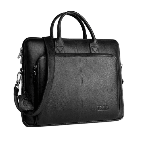Black Pure Leather Bag
