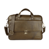 Geniune Leather Laptop Messenger Bag for Men Women upto 16 inch Green