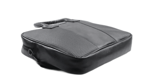 Black Leather Laptop Bag