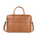 PU Leather Laptop Messenger Bag TAN