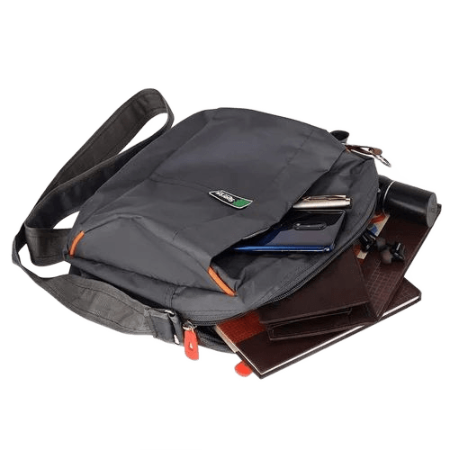 Gray Crossbody Sling Bag
