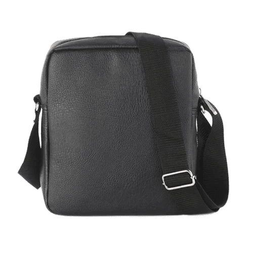 Black Leather Sling Bag