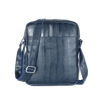 Dark Blue Leather Sling Bag