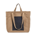 Brown Canvas Tote Bag