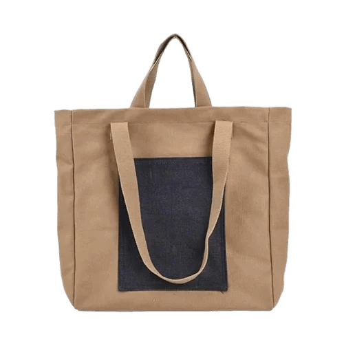 Brown Canvas Tote Bag